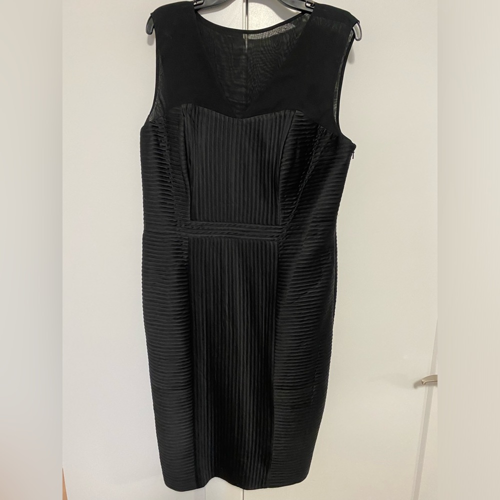 LBD  Tuxedo style black dress. NWT